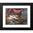 thumbnail image 2 of Flemish School 18x14 Black Modern Framed Museum Art Print Titled - A Satyr Leering at Sleeping Nymphs (circa 1700), 2 of 5