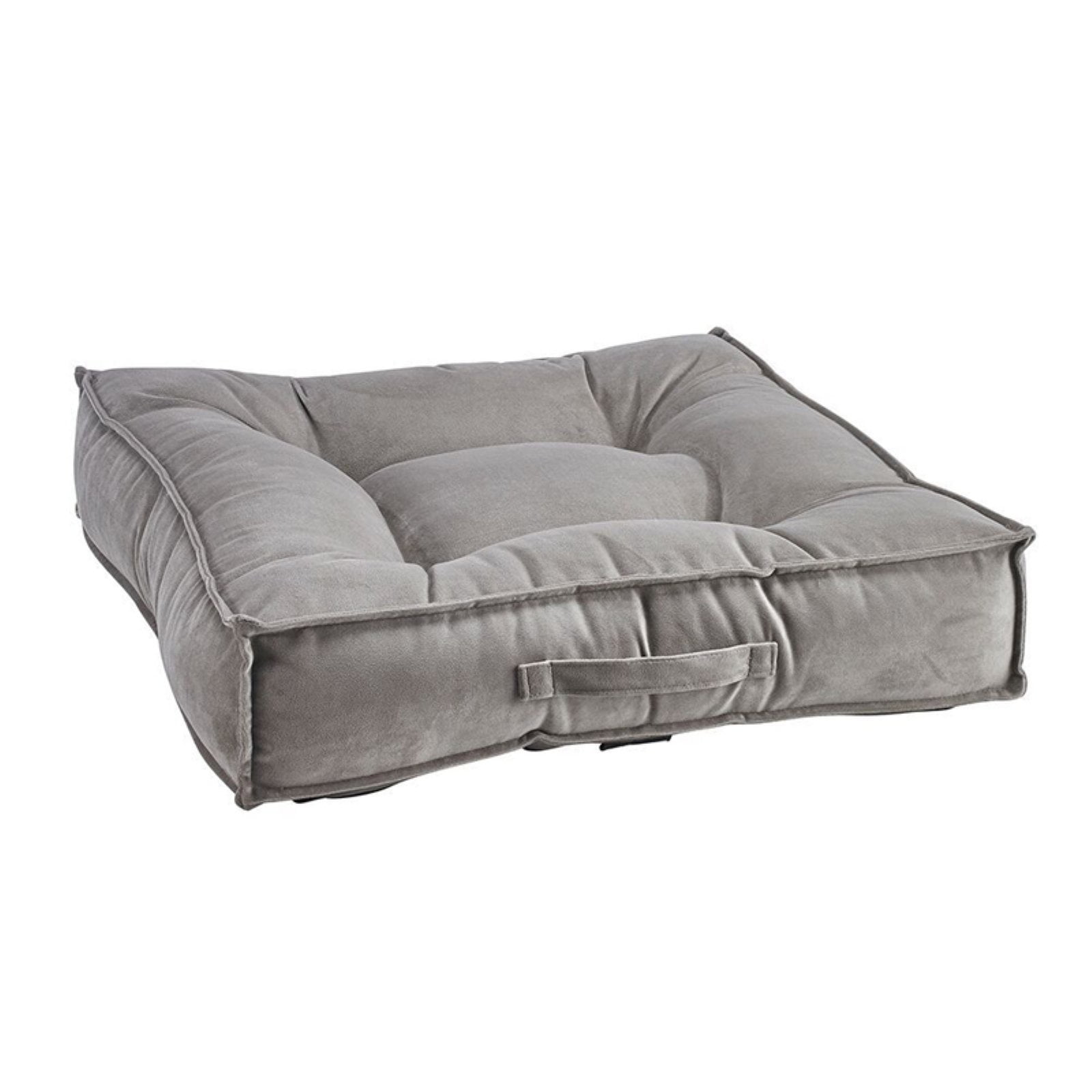 Bowsers MicroVelvet  PEBBLE FAUX FUR CHINCHILLA Scoop Nest Dog Bed — Pick Size 