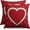 Red Valentines, variant on Valentines Day Pillow Covers 20X20 Set of 2, Pink Valentine''s Print Decorative Throw Pillow Covers Outdoor Farmhouse Holiday Anniversary Wedding Decorations Cushion Case Couch Sofa Bed Decor