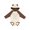 Natural & Brown w Ears, variant on Inktastic Mommy's Lil' Peanut Polka Dot Elephant Boys or Girls Long Sleeve Baby Bodysuit