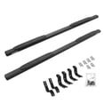 thumbnail image 1 of Go Rhino Nerf Bar 684409987T OEM Xtreme; With Step Pads; 4 Inch Oval Straight; Black Textured Powder Coated; Steel; With Plastic End Caps; Rocker Panel Mount, 1 of 2