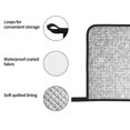 thumbnail image 4 of Daiia Silver Mosaic Pattern Oven Mitts and Pot Holders 4 pcs Set,High Heat Resistant 500 Degree Extra Thicken Long Kitchen Cotton Oven Glove, 4 of 6