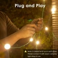 thumbnail image 3 of Anpro Outdoor Solar Camping String Lights, Waterproof Solar Firefly Lights Patio Decor Lights, 7.7ft LED Camping String Lights for Outdoor Camping, 3 of 7