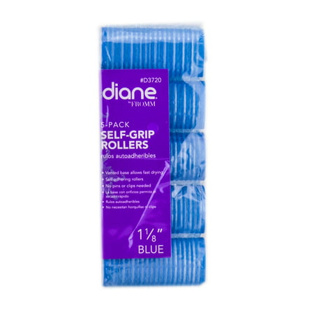 Diane Self Grip Blue Rollers - Option : 1 1/8
