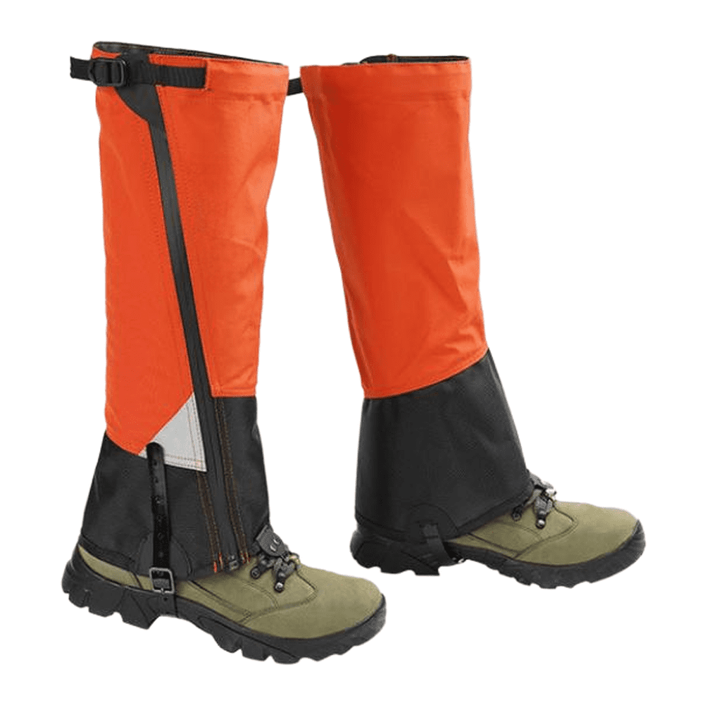RIXUNO Waterproof Foot Covers Winter Snow Gaiters Skiing Leg Warmers Durable Construction Easy to Carry and Store for Hiking and Snow Days