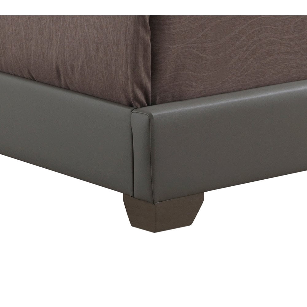 Glory Furniture Aaron Full Bed in Light Grey Color