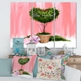 thumbnail image 2 of Designart ' Be Mine Heart Shaped Valentine House Plant ' Farmhouse Canvas Wall Art Print, 2 of 3
