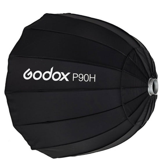 Godox P90H 35" Parabolic Softbox for Studio Video Flash Light, Bowens Mount, Hi-Temperature Resistant