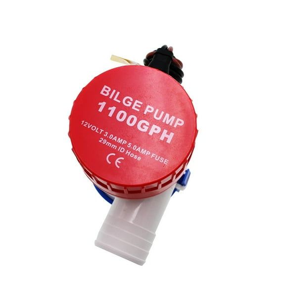 Pompe de Cale 12V 1100GPH Nouvelle Pompe à Eau Électrique pour Bateaux Accessoires Marin,Pompe à Eau Submersible pour Bateau