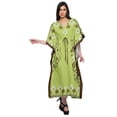 thumbnail image 3 of Moomaya Ladies Plus Size Kaftan Summer Wear Beach Coverup Kimono Caftan Dress, 3 of 6