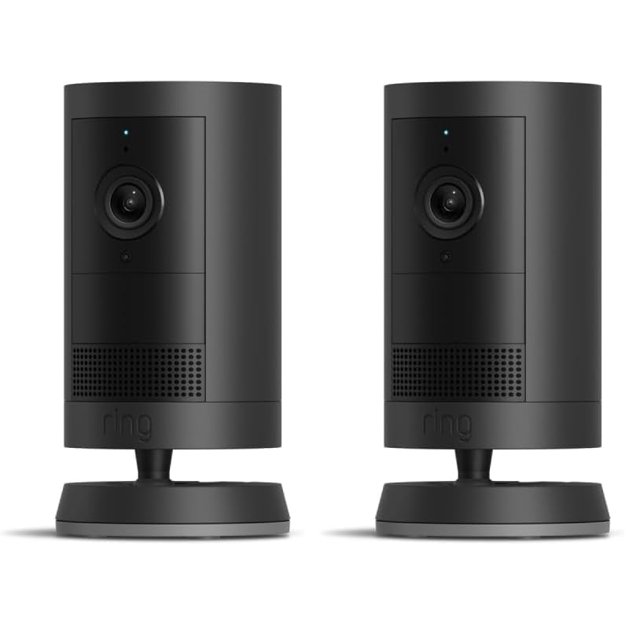 Ring Outdoor Cam Plus com Bateria 2PK, Vídeo Wide-Angle 2K