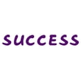 thumbnail image 1 of Printtoo Success Self Inking Rubber Stamp Pre-Inked Office Stamp- Home Office Business Stationery, Purple- 42 x 9 mm, 1 of 7