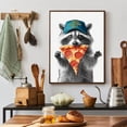 thumbnail image 4 of Cute Funny Animals Eat Something Sketch Posters and Prints Canvas Printing Wall Art HD Picture for Kitchen Restaurant Home Decor50 x 70 cm (without frame),SKU-12, 4 of 7