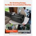 thumbnail image 5 of VEVOR Portable Air Conditioner, 4000BTU 3-Speed Air Conditioning Unit with 24H Timer, Air Portable AC Adjustable from 16-30℃, Compatible with AC/DC for Outdoor Tent Camping, V or Home Use,Dark Grey, 5 of 9