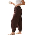 thumbnail image 6 of Women's Polka Pajama Pants Casual Loose Fit Jogger Lounge Pants Lightweight Soft Sleepwear with Pocket, 6 of 6