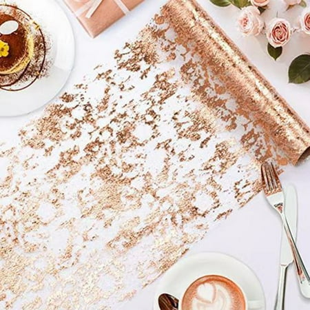

Table Runner Table Decoration Bronzing Foil Party Wedding Decor 28CM*5M