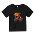 thumbnail image 3 of Camisetas divertidas de algodón para niños con dibujos animados de Blaze y los Monster Machines, camisetas geniales de verano para bebés, camisetas para niños, ropa para niñas, 3 of 5