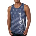 thumbnail image 1 of Tanques para Hombre de Verano Suelto Chaleco Impresión Deportivo Cuello Redondo, Camisa sin Mangas Casual para Al Aire Libre Y Diario, 1 of 5