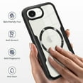 thumbnail image 5 of TECH CIRCLE Full Body Protection Case for iPhone 16e,Magnetic Clear Case Compatible with Mag Safe Shockproof TPU+PC Cover Built-in Screen Protector for iPhone 16e,Pink, 5 of 8