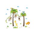 thumbnail image 1 of Wosthever Adhesivo de pared de animales de árbol, Fondo de PVC, paredes de salón, Mural DIY, papel tapiz, arte, decoraciones impermeables, calcomanías, Decoración del hogar Wosthever HA075078-01, 1 of 6