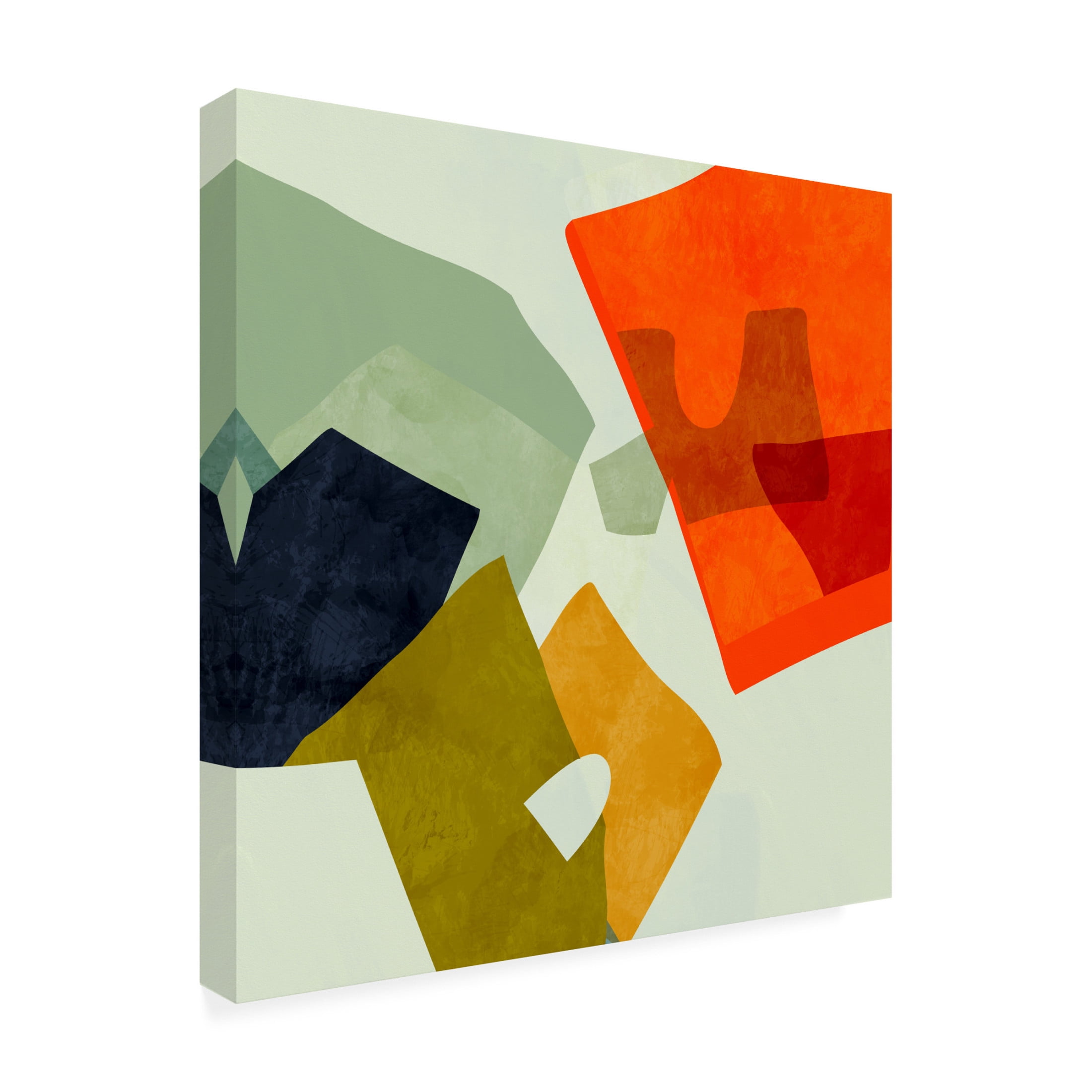 Trademark Fine Art Ana Rut Bre Shapesalines6 Canvas Wall Art