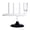 Glass tube type, variant on Transparent Fluid Pressure Teaching Apparatus for Physics Lessons with Visible Observation Tubes and Classroom Lab Use