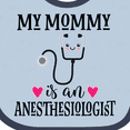 thumbnail image 4 of Inktastic Anesthesiologist Mom Baby Girls Baby Bib, 4 of 4