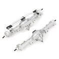 thumbnail image 2 of Piezas de mejora del eje delantero y trasero aptas para SCX10 II 90046 90047 1/10 Axial RC Car ModelSilver, 2 of 10