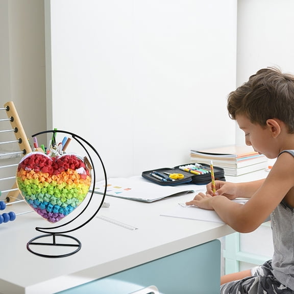 Hemoton  2 Pcs Glass Ornaments for Crafts Clear Heart Shaped Jar Lovers Transparent