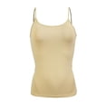 thumbnail image 1 of Top George para Mujer, Beige Tirante Delgado Talla EG, 1 of 4