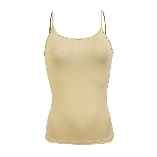 Top George para Mujer, Beige Tirante Delgado Talla EG