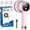 Pink, variant on Rechargeable Fabric Shaver for Clothes: 6-Leaf Blades & 3 Speeds to Remove Pilling, Fuzz & Lint Balls - with LED Display, Portable Electric Lint Remover for Sweater, Couch, Blanket, Furniture