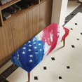 thumbnail image 3 of CHAQLIN Spiral American Flag Polyester Spandex Fabric Dining Bench Seat Cushion Slipcover with Scratch Resistant, Stain Resistant Stretch Bench Slipcover for Patio, 3 of 9