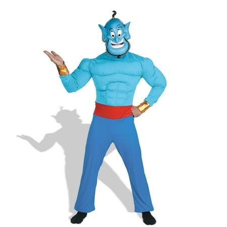 Aladdin Disney Genie Muscle  Costume (Best Disney Character Costumes)