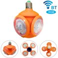thumbnail image 1 of Dontodent Football Lamp Ufo Deformable Rgb con altavoz inteligente Bt E27 Led Lámpara plegable Bombilla 220 V Bubble Ball Super Bright Light para el hogar, multicolor Kuyhfg Sin marca, 1 of 5