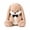 Black bow tie style, variant on Long Ear Bunny Plush Toy with Tie Soft Stuffed Rabbit Doll Cute Gift Plushie