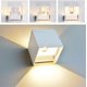 thumbnail image 2 of RV Luz de pared LED moderna de 12 W/luz de pared exterior, ángulo de haz ajustable impermeable, carcasa de aleación de aluminio, (blanco-3000 K) oso de fresa Electrónica, 2 of 5