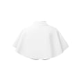 thumbnail image 2 of Yartina Little Girls Elegant Shawl Wraps Mock Neck Bolero Shrug Cardigan Top Cape White 6-24 Months, 2 of 7