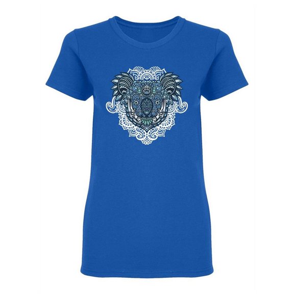 Koala Head Zentangle T-Shirt Women -Image by Shutterstock, Female XX-Large