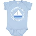 thumbnail image 3 of Inktastic My Grandpa Loves Me Grandson Sailboat Boys Baby Bodysuit, 3 of 5