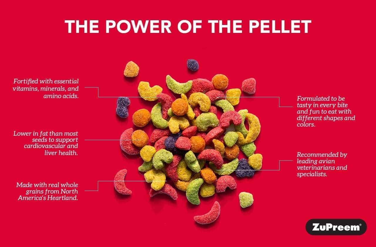Zupreem 230342 Fruitblend Large Parrot Food 35-Pound (Pack of 1)