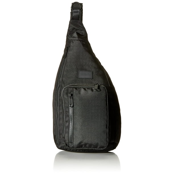 Vera Bradley Women's Recycled Lighten Up ReActive Sling Backpack, Black,  One Size 
