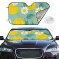 thumbnail image 4 of Goofa Lemons Chamomile Flowers And Leaves Printed Car Windshield Sunshade,Foldable Reflective Sun Visor,UV Protection Heat Blocker Sunshade,Car Cooling Accessory-Medium, 4 of 7