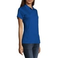 thumbnail image 2 of Hanes Women's X-Temp w/ Fresh IQ Short Sleeve Pique Polo Shirt, 2 of 4