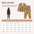 thumbnail image 4 of Daiia Dancing African Women for Women's Long-Sleeved Pajama Set – Soft & Comfortable Sleepwear Button-Up Pajamas Cozy Lounge Wear-X-Large, 4 of 7
