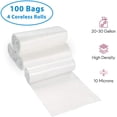 thumbnail image 6 of 20-30 Gallon Clear Trash Bags, 100 Count Large Garbage Can Liners for Kitchen, Office, Home, Hospital and Industrial Wastebaskets, 6 of 6