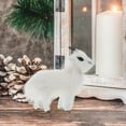 thumbnail image 5 of Dayesque Plush Goat Figurine Lifelike Goat Stuffed Faux Plush Lamb Dolls Christmas Ornaments for Stuffed Lamb Table Decorations, 5 of 8