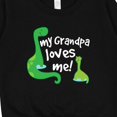 thumbnail image 3 of Inktastic My Grandpa Loves Me Dinosaur Toddler Sweatshirt, 3 of 4