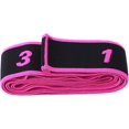 thumbnail image 1 of Banda elástica latina Correas de estiramiento de baile Banda elástica para gimnasio Yoga Fitness Bailarina Gimnasia Ejercicio, rosa roja, 1 of 5