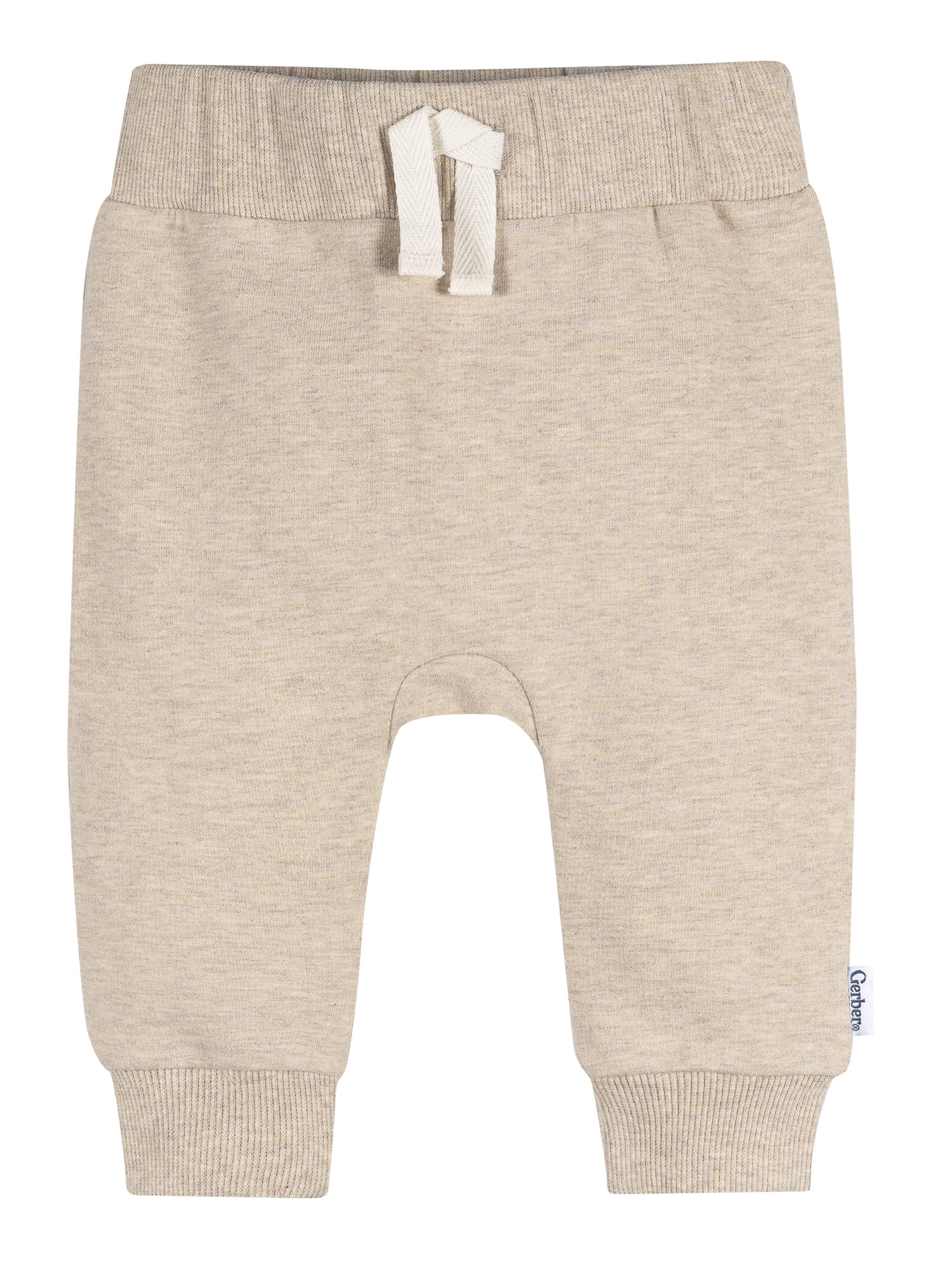 Gerber Baby and Toddler Neutral Joggers, 3-Pack, Sizes 0/3 Months - 5T